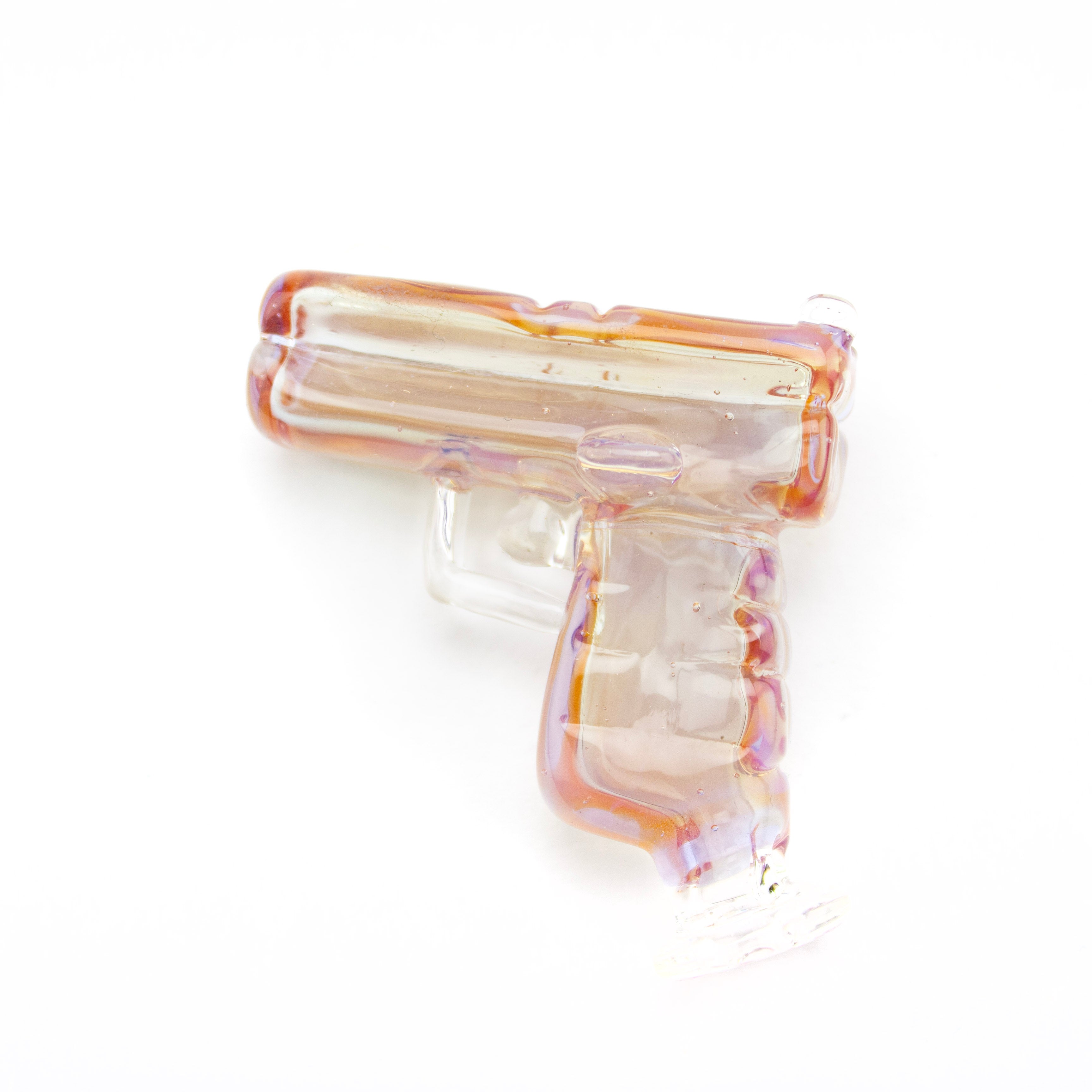 Heart & Mind Glass Neo Opal over Rose Pivot Glock Tip #HAM44 - Planet Caravan